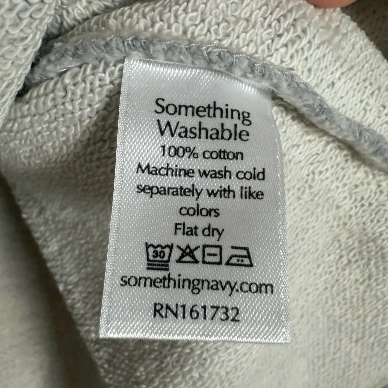 Something Navy Meghan Gray Ruffled Crewneck Terry Pullover Sweatshirt Size XS - Image 13