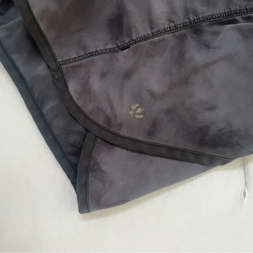 Lululemon Black and Gray Smoke Athletic Shorts - Image 2