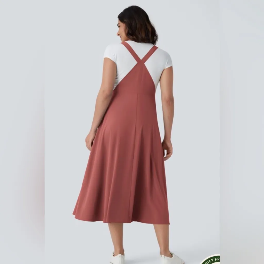 Halara  Breezeful™ Pockets Flowy Quick Dry Midi Casual Dress - Image 2