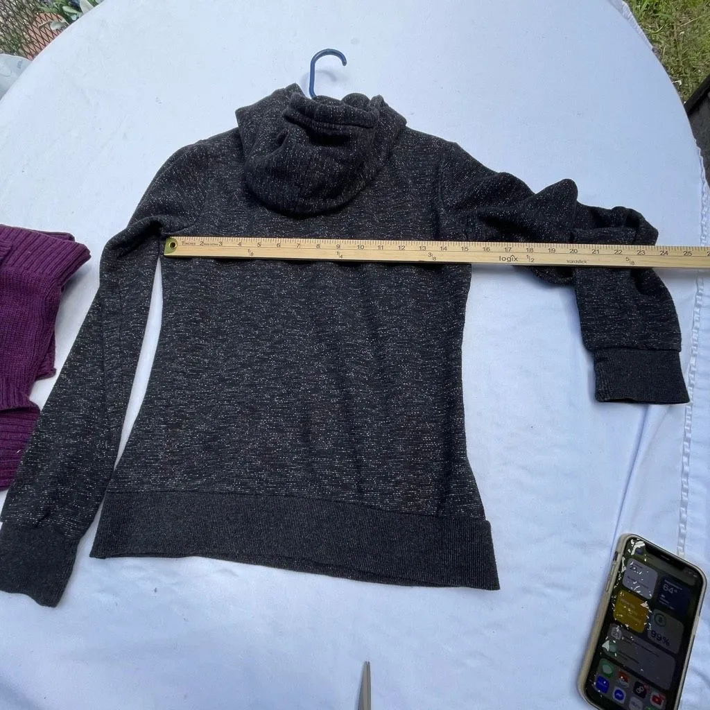 Reflex size XS fleece pullover hoodie. Black - Image 3