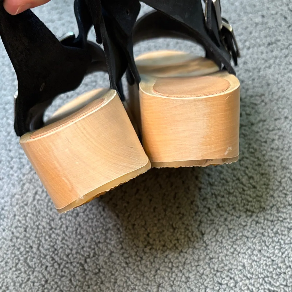 Bryr Jesse Sandal Black Nubuck 7/37 - Image 8