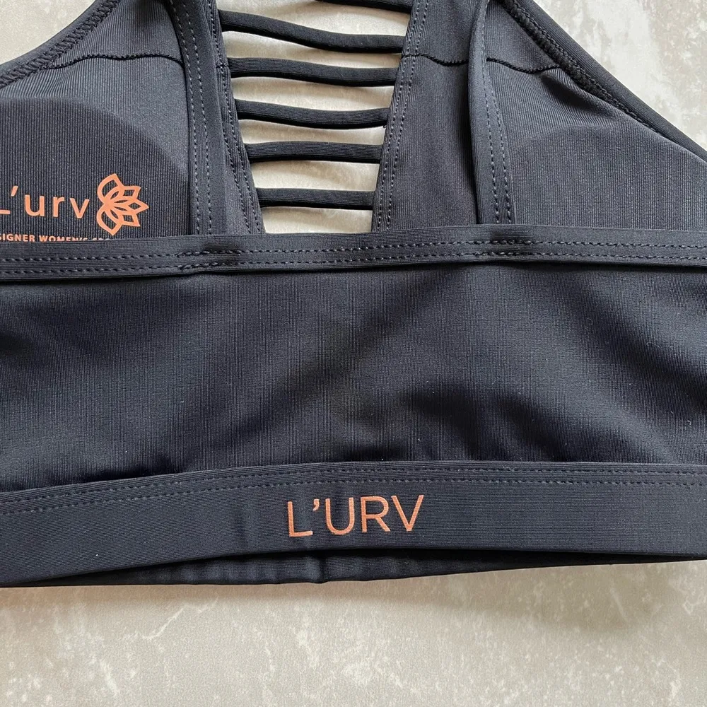 [L’urv] A Thousand Stars Bra/ Swim Top Black Size XS - Image 6