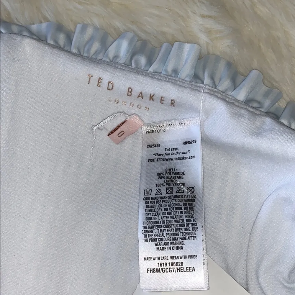 Ted Baker Ruffle Stripe Bikini Bottoms - Image 7