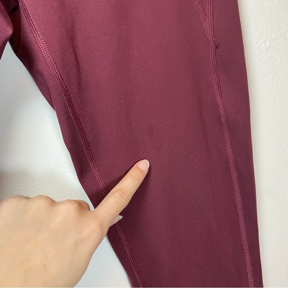 Girlfriend Collective | Compressive High-Rise 23 3/4” Leggings Mulberry Medium - Image 10