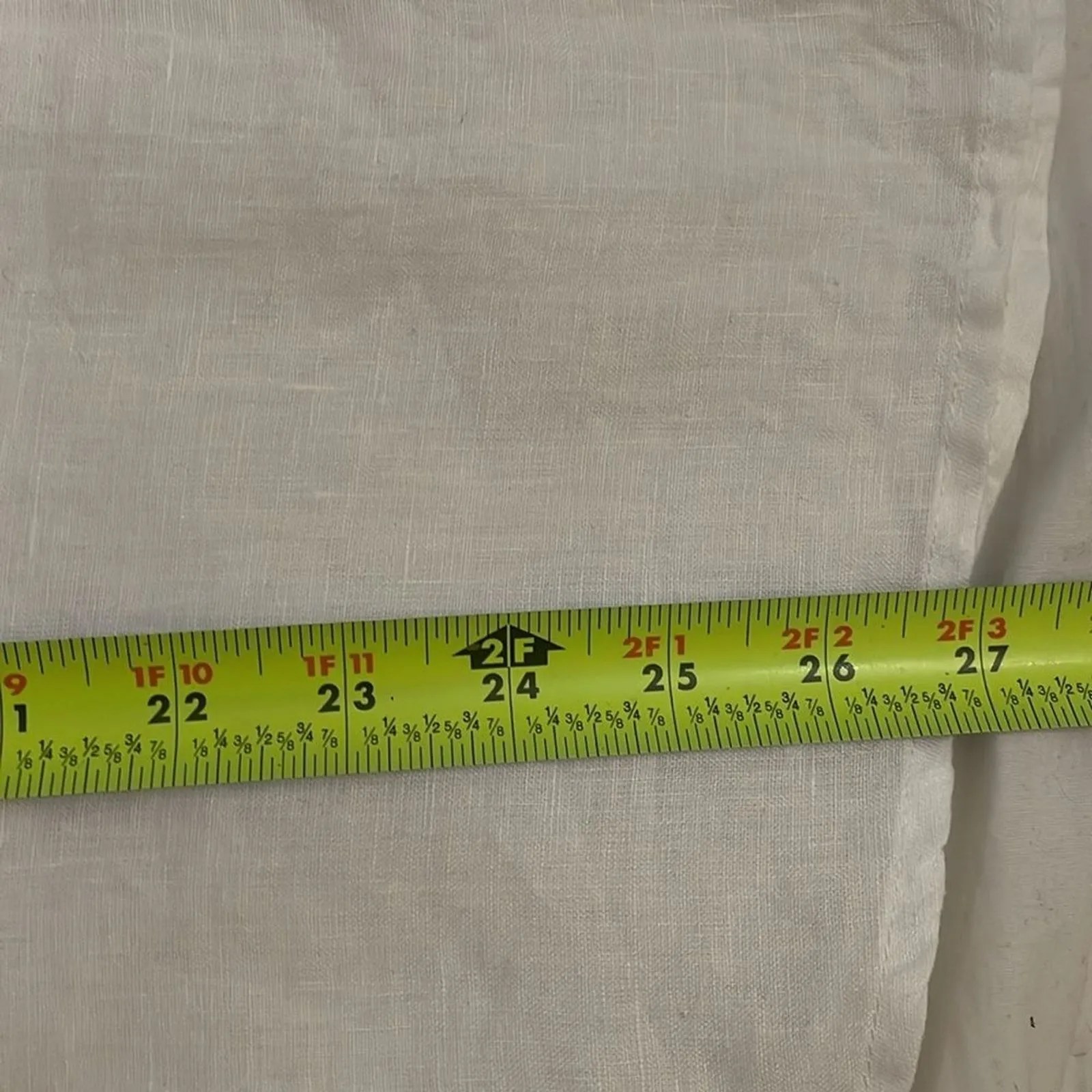 Hester & Orchard White Linen Button Up Top Womens Size Extra Large - Image 6