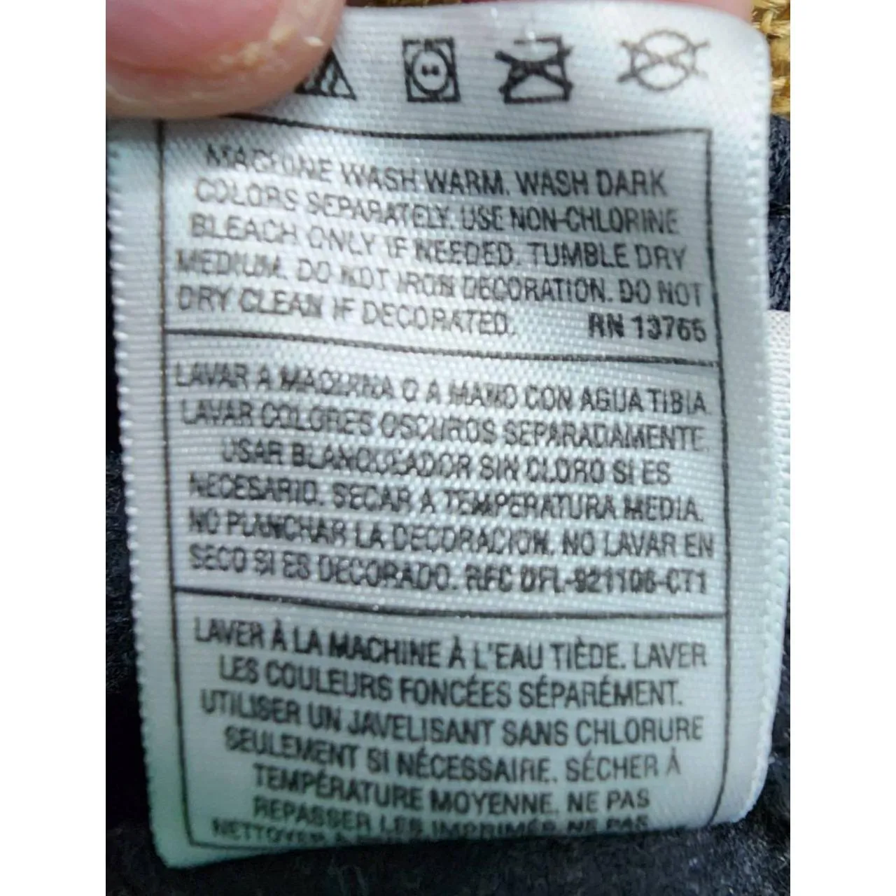 Fruit Of The Loom‎ Pants Womens Size Small Black Joggers Elastic Waistband - Image 5