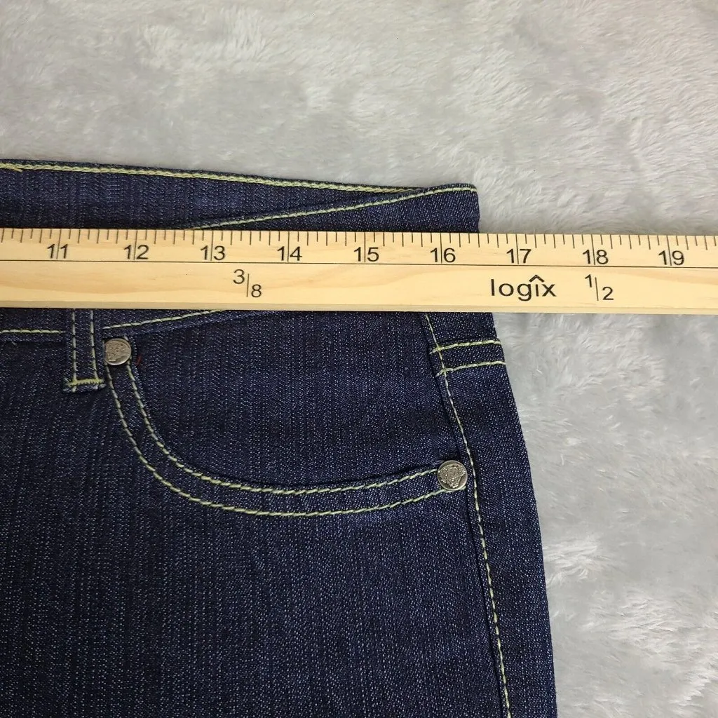 Ed‎ Hardy by Christian Audigier Embroidered Jeans Love Kills Slowly Size 13/14 - Image 8