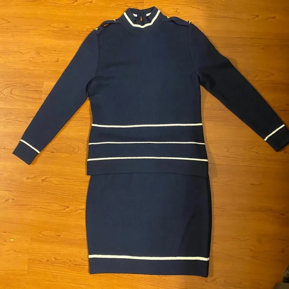 St. John Santana Knit Skirt Set​ 2-pc - Image 4