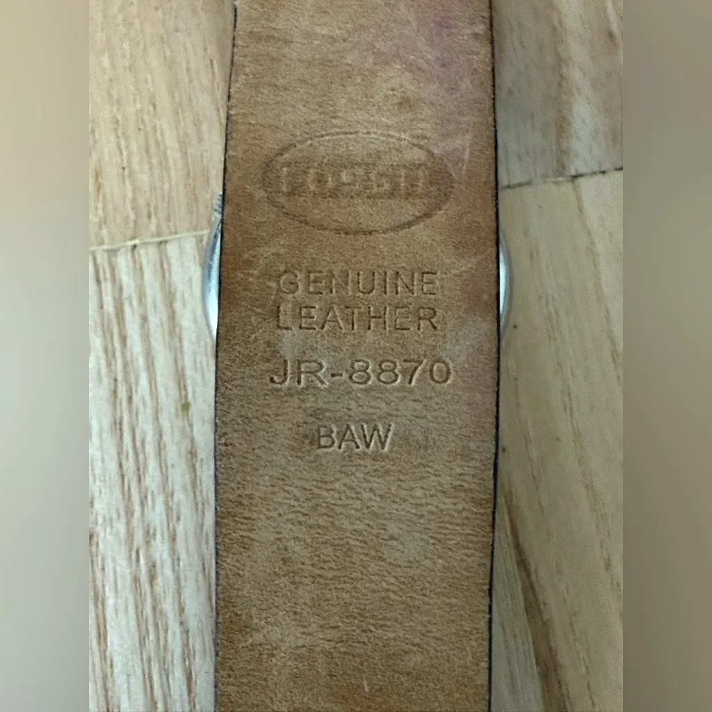 Swiss Army Rare Vintage Ladies Watch Stainless Case Fossil Leather Strap Date Brown - Image 12