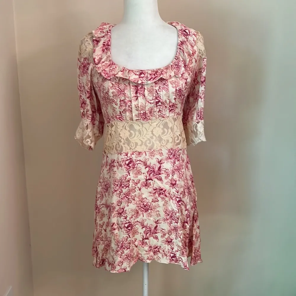 Free People Luci Mini Dress Pink - Image 5