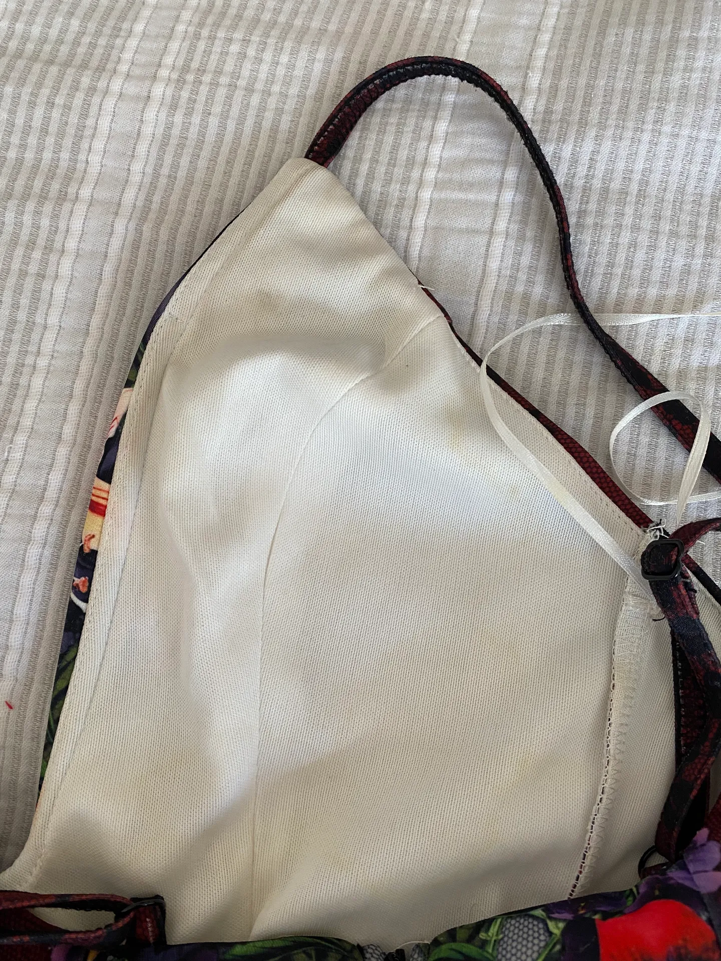 Floral Plunge Dress - Image 5