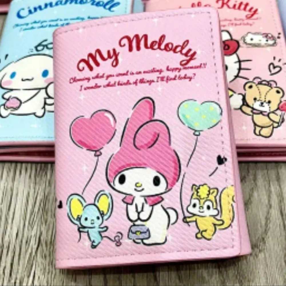 NWT! My Melody Sanrio Kawaii Pink Y2K Cartoon Tri Fold Wallet NEW - Image 3