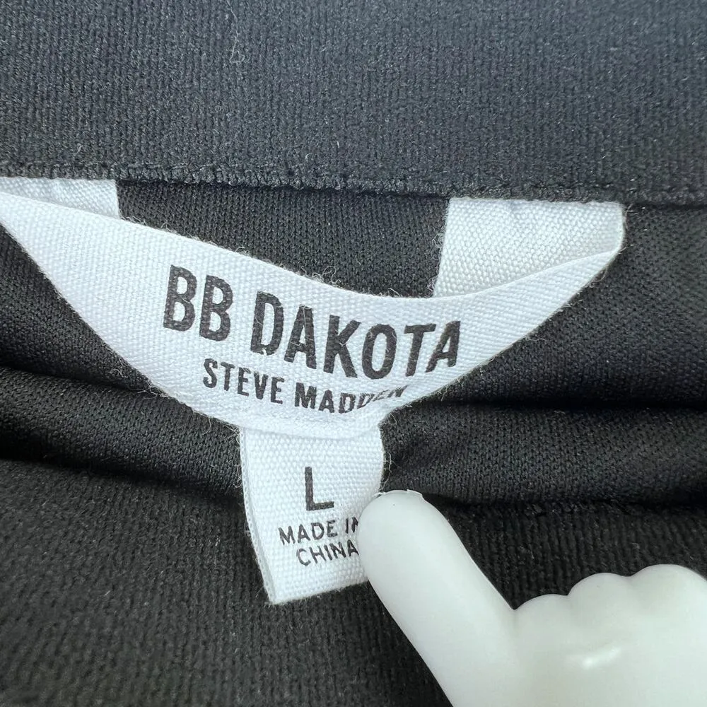 BB Dakota x Steve Madden Harmonia Sequin Mini Skirt L Rainbow Festival Dopamine Red Size L - Image 3