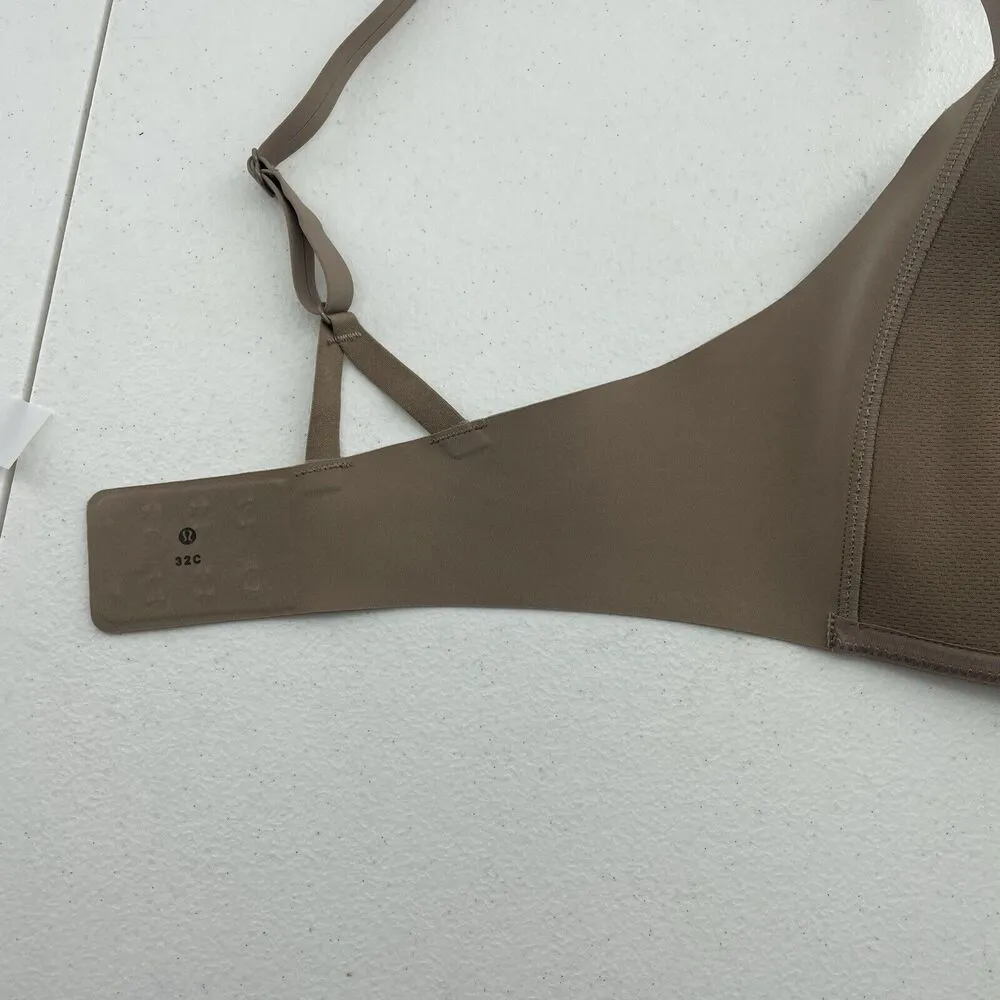 Lululemon Size 32C Bra Take Shape Molded Wireless Uplift Shape Soft Sand Beige - Image 12