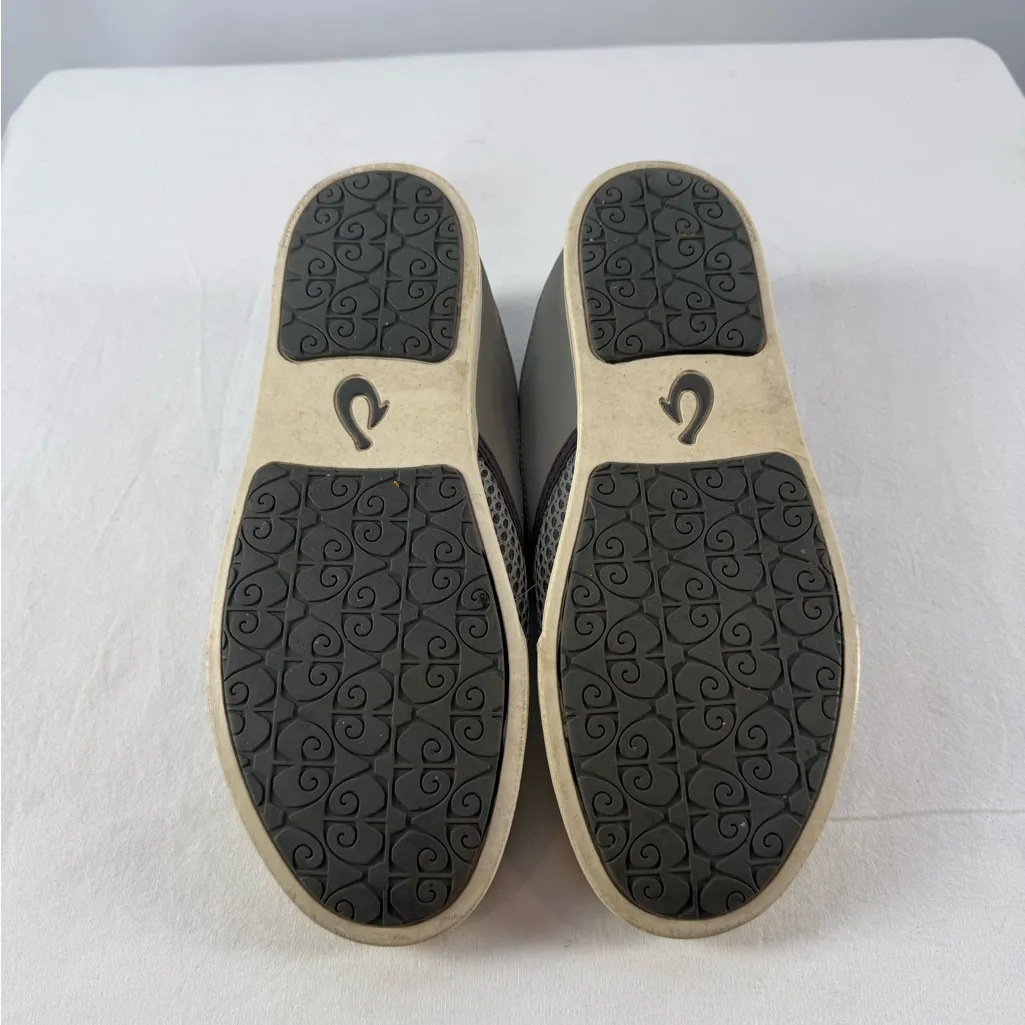 Olukai Pehuea Breathable Slip On Shoes in Pale Grey Size 9 Gray - Image 10