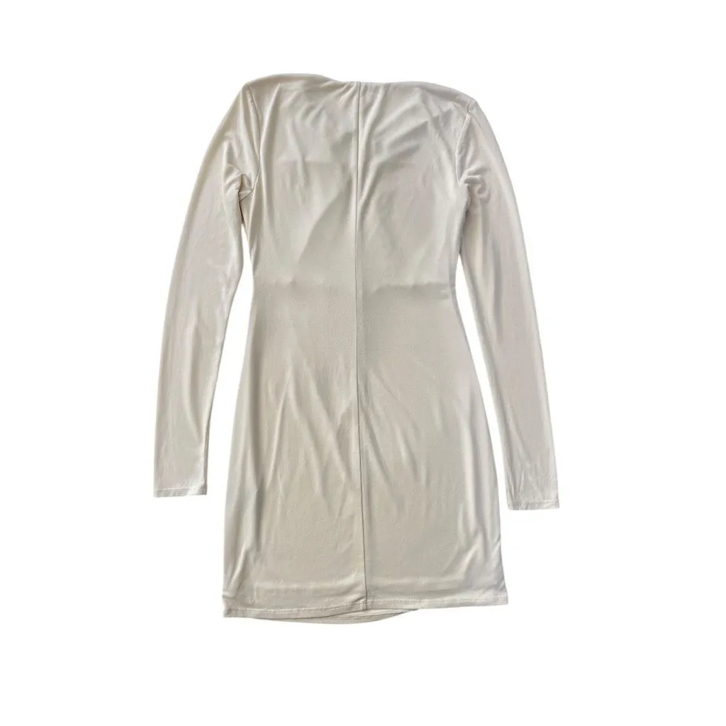 Camila Coelho Amelie Mini Dress‎ in Beige - Image 11