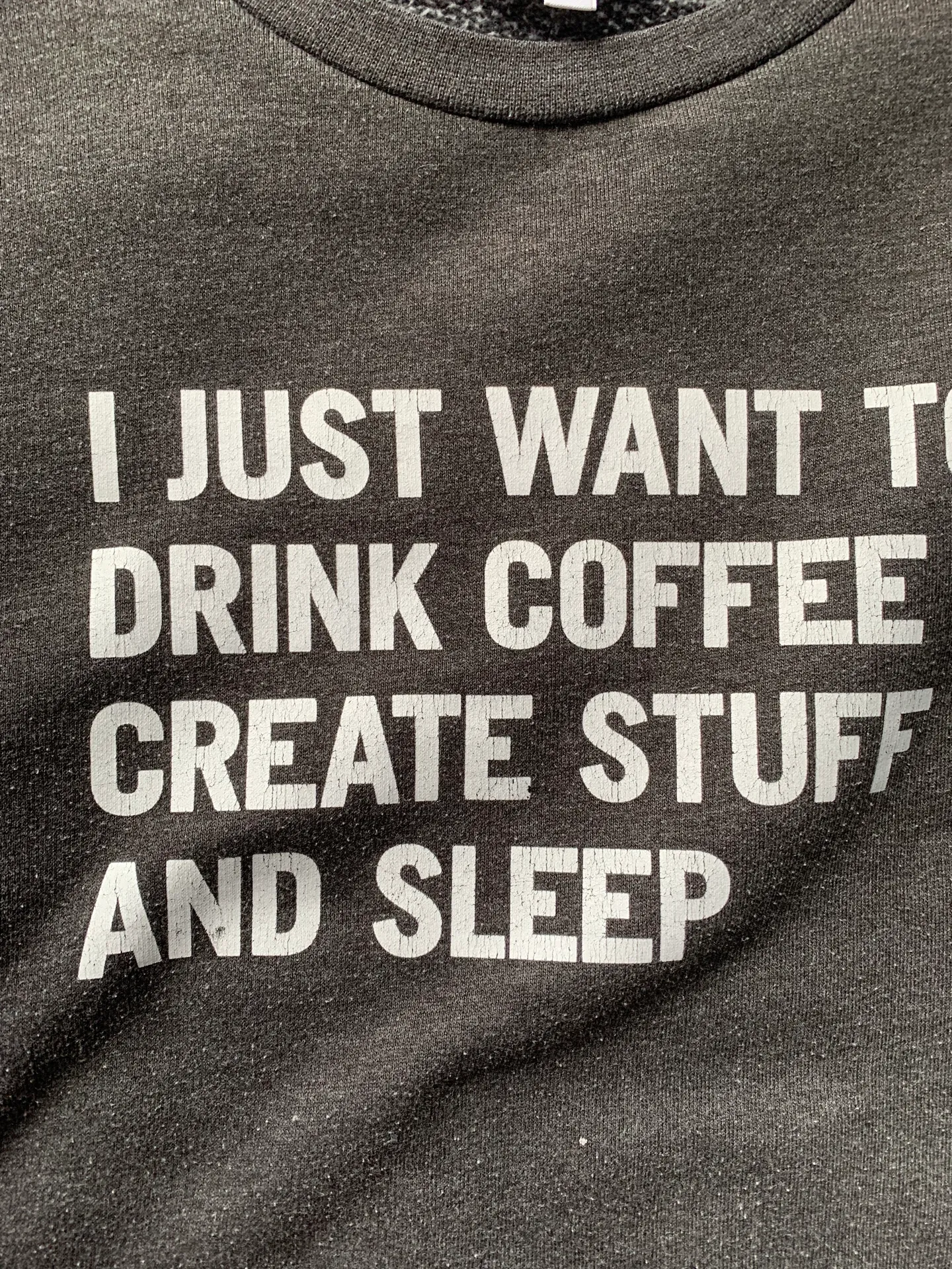 Oversized Rad Crewneck Sweater Gray - Image 2