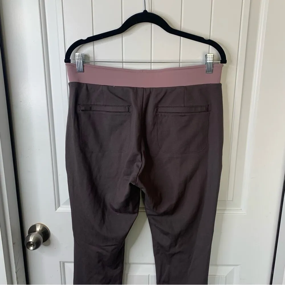 Athleta hermosa color block flare‎ legs pants size medium - Image 9