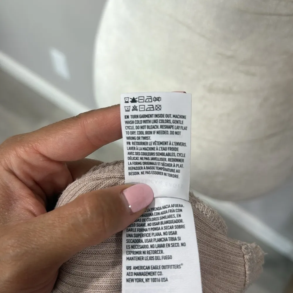 American eagle ribbed long sleeve turtle neck top - Image 8