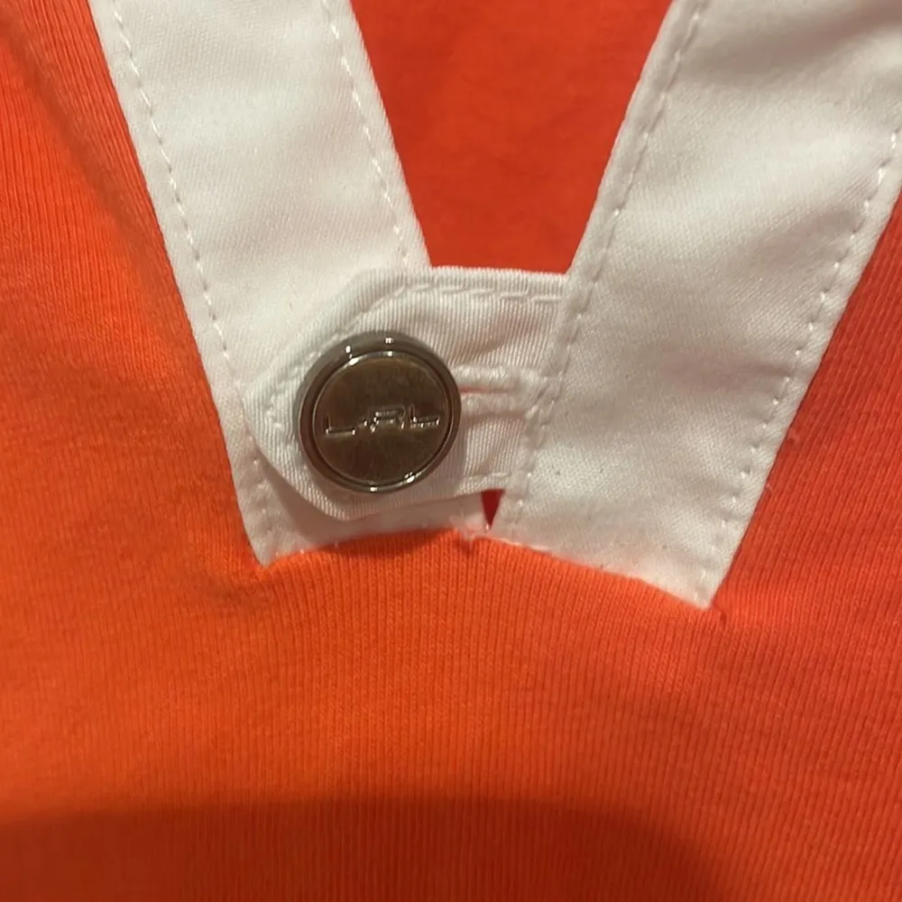 Lauren active Ralph Lauren vintage Orange polo size large - Image 5