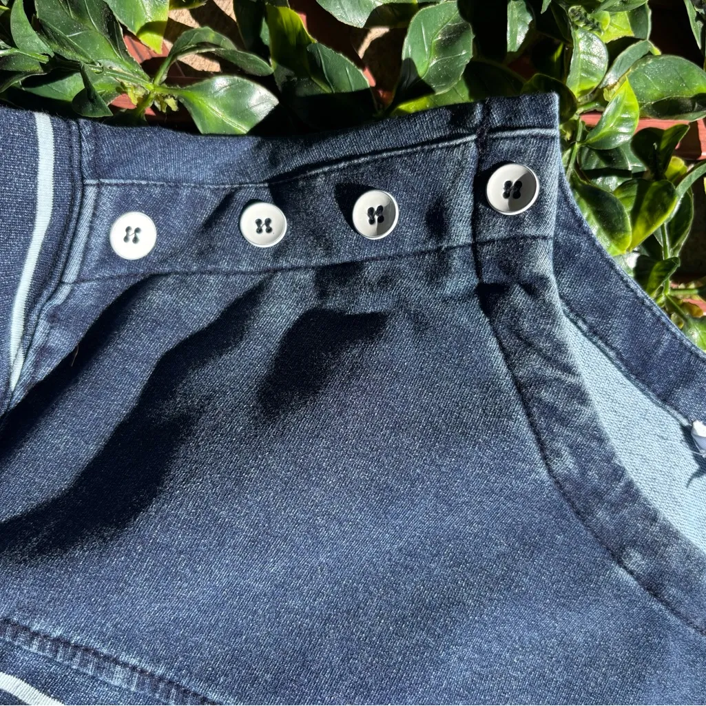 Jane and Delancey Navy and White Striped Short Sleeve Tee - Image 4