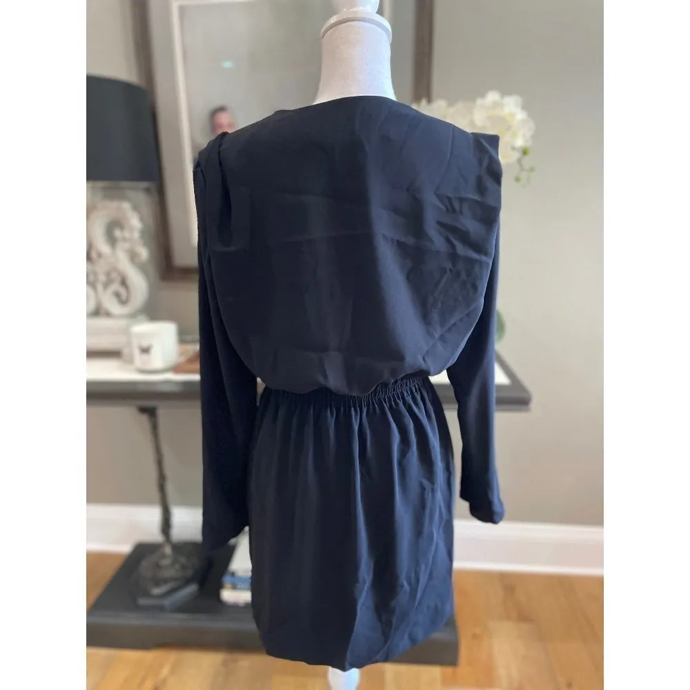 Amanda Uprichard Franconia Dress Black Womens Size Small - Image 10