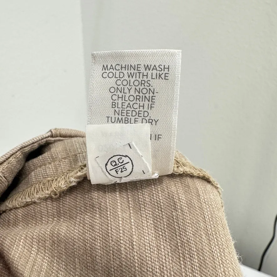 J. Jill Womens Size 12 Khaki Utility Shorts Button Fly Cargo Pockets Casual NWT - Image 11