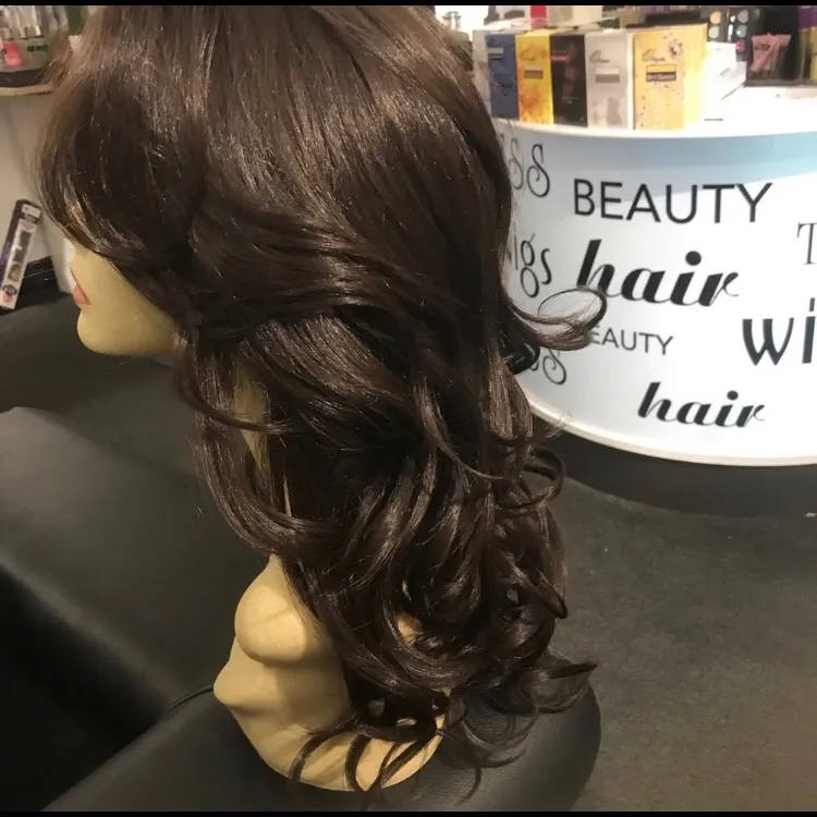 Wig Romance Curl Brown Lacefront Wig Long 2020 Wig - Image 4