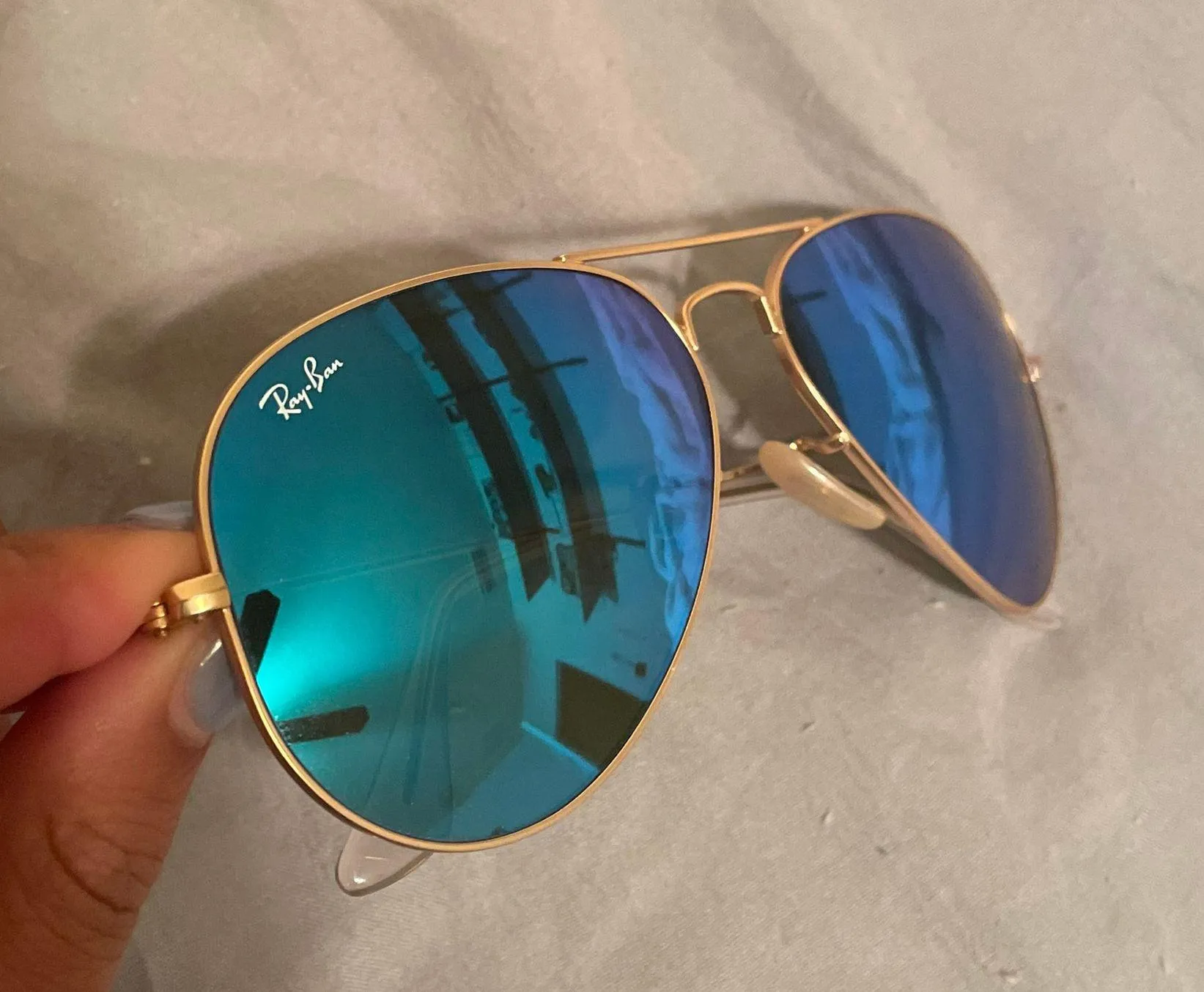 Blue Raybans  - Image 3