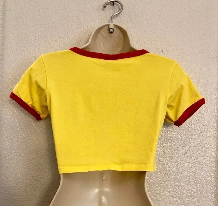 NWOT awesome  Crop T-shirt Top. Sz S - Image 2