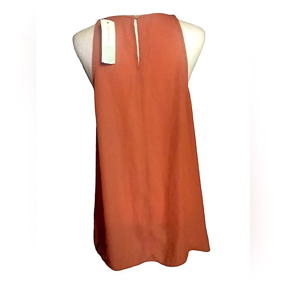 Nine Britton stitch fix top it’s like a coral orange color size XXL NWT - Image 3