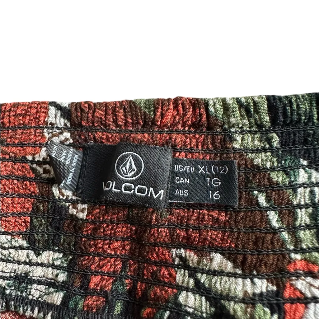 women’s floral print volcom tank top size xl - Image 4