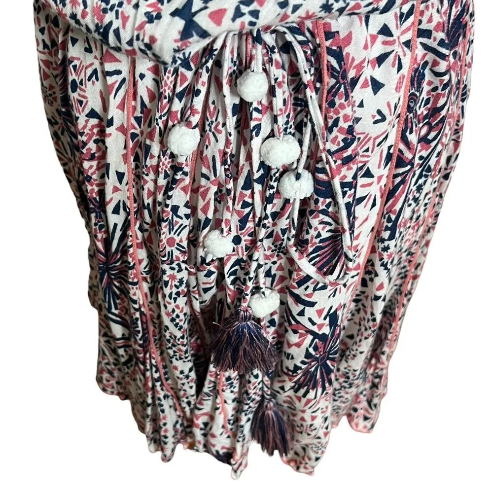 Poupette St Barth Nola Mini Dress Tank Bohemian Slinky Weave Womens Size Small - Image 9