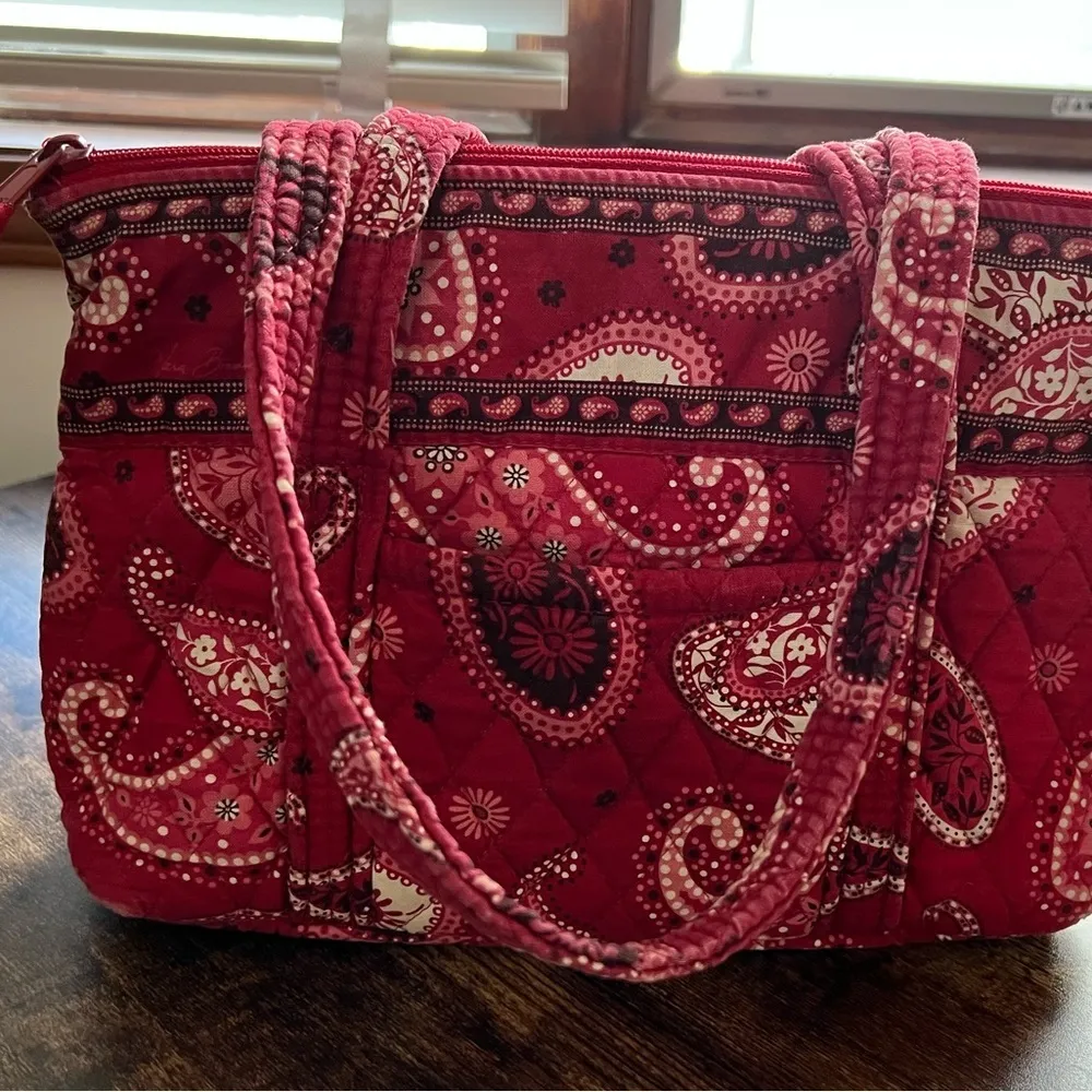 Vera Bradley Mesa Red medium shoulder tote bag - Image 6