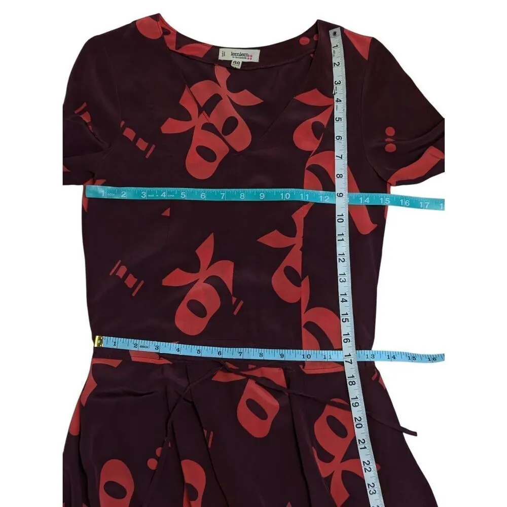 Lemlem Adia silk printed drawstring maxi dress XS - Image 8