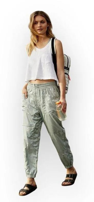 ✽ Tell Me About It Lightweight Cargo Pant ✽ Summer Mist ✽ S - Image 15