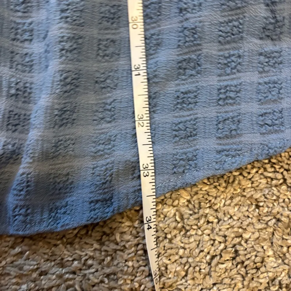 Miou Muse Blue Baby Doll Mini Dress Size Medium Boutique Dress - Image 9