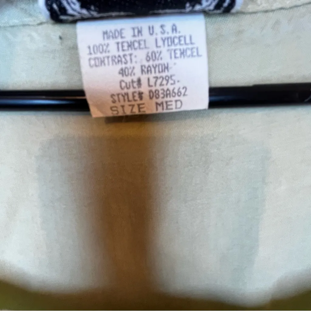 Vintage Clio Sleeveless Maxi Dress in Light Olive Beachy Travel Lightweight Green Size M - Image 6