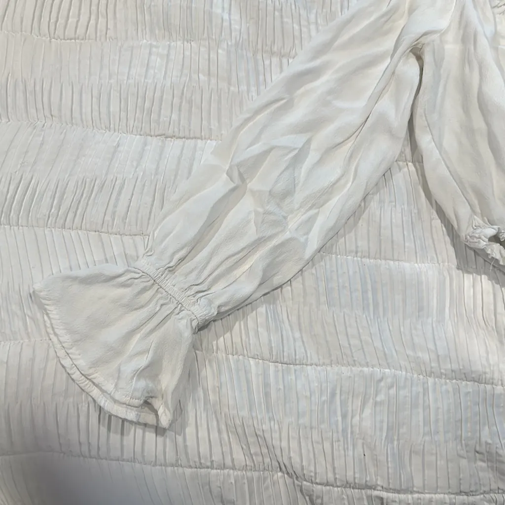 MOVING SALE - Forever21 Contemporary Off shoulder Boho Tassel Top - Image 5