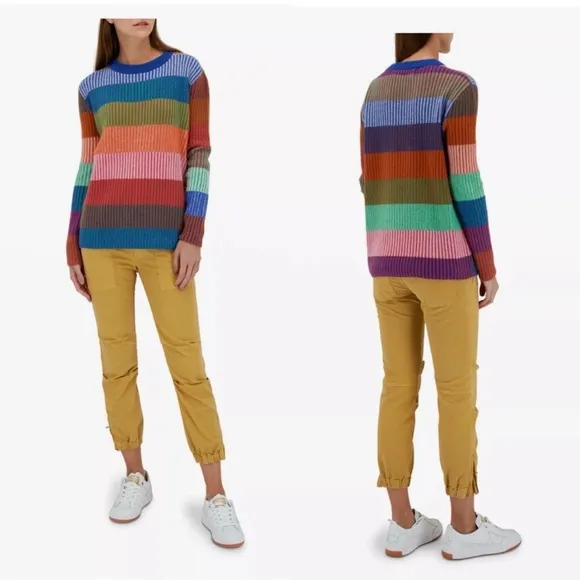 Nili Lotan Tuscan Yellow Cropped Military Pants Size 2 XS - Image 2