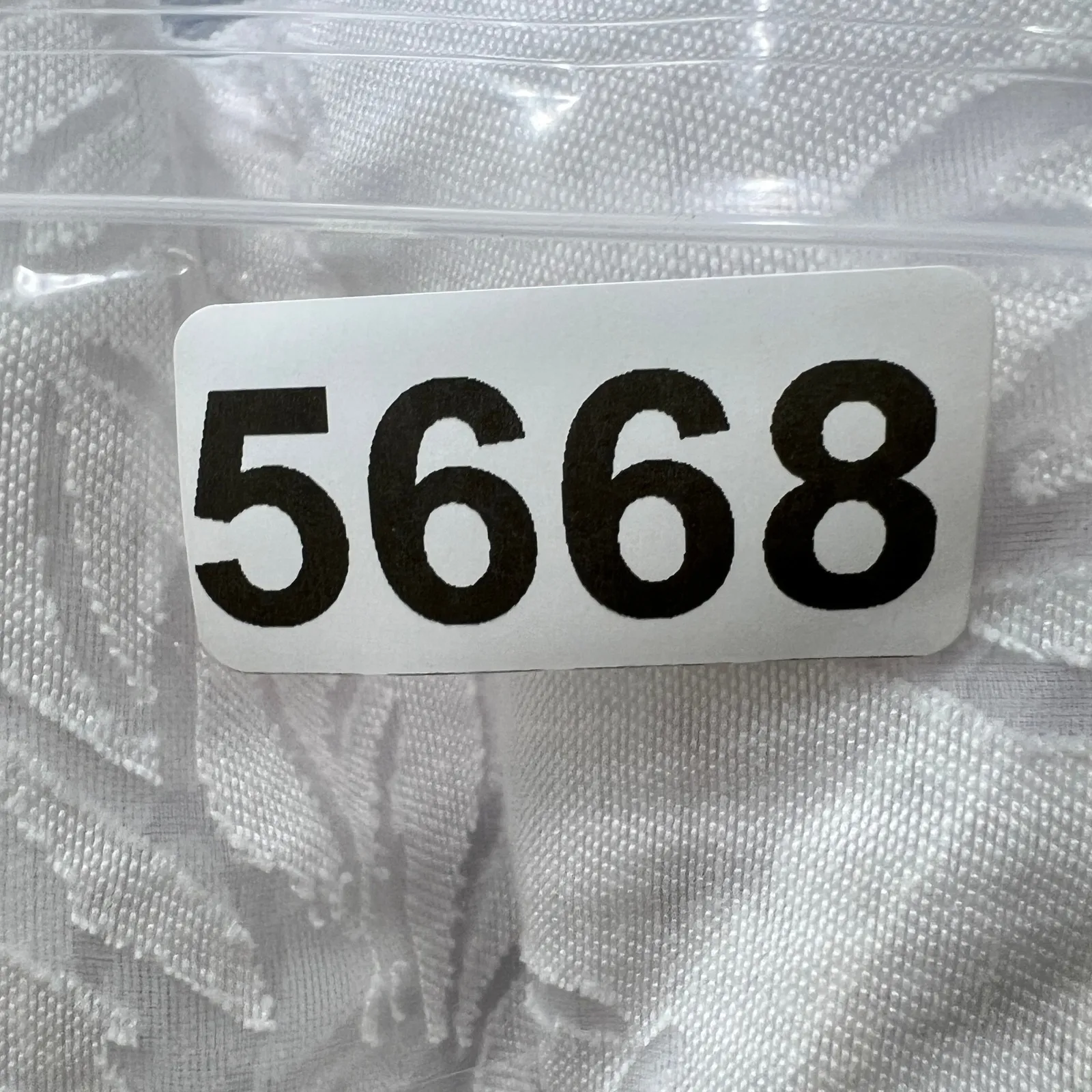 Mirasol‎ 1X White Linen Blend Floral Burnout 3/4 Sleeve Button Down Shirt Blouse - Image 9