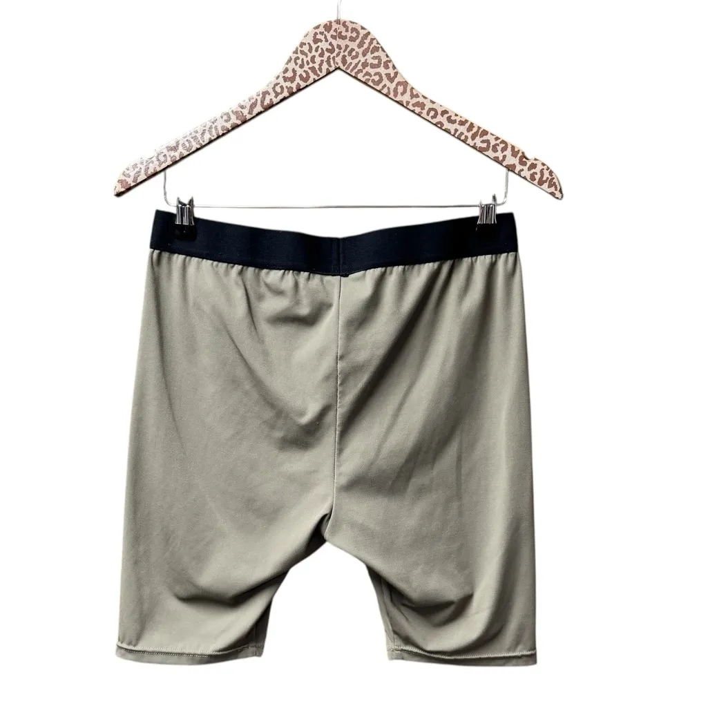Fear of God Essentials Pull On Elastic Waistband Biker Shorts Taupe Medium M - Image 5