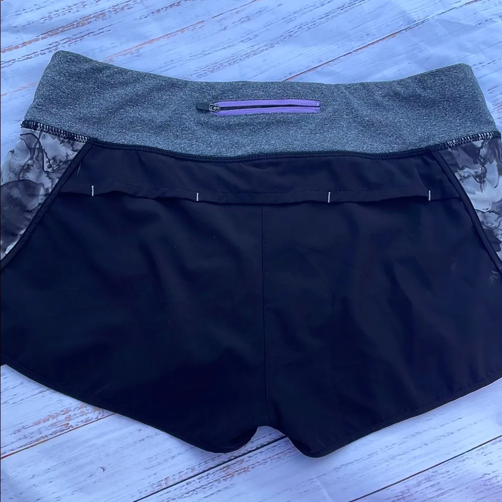 MPG Charcoal and Black Athletic Shorts Gray Size M - Image 3