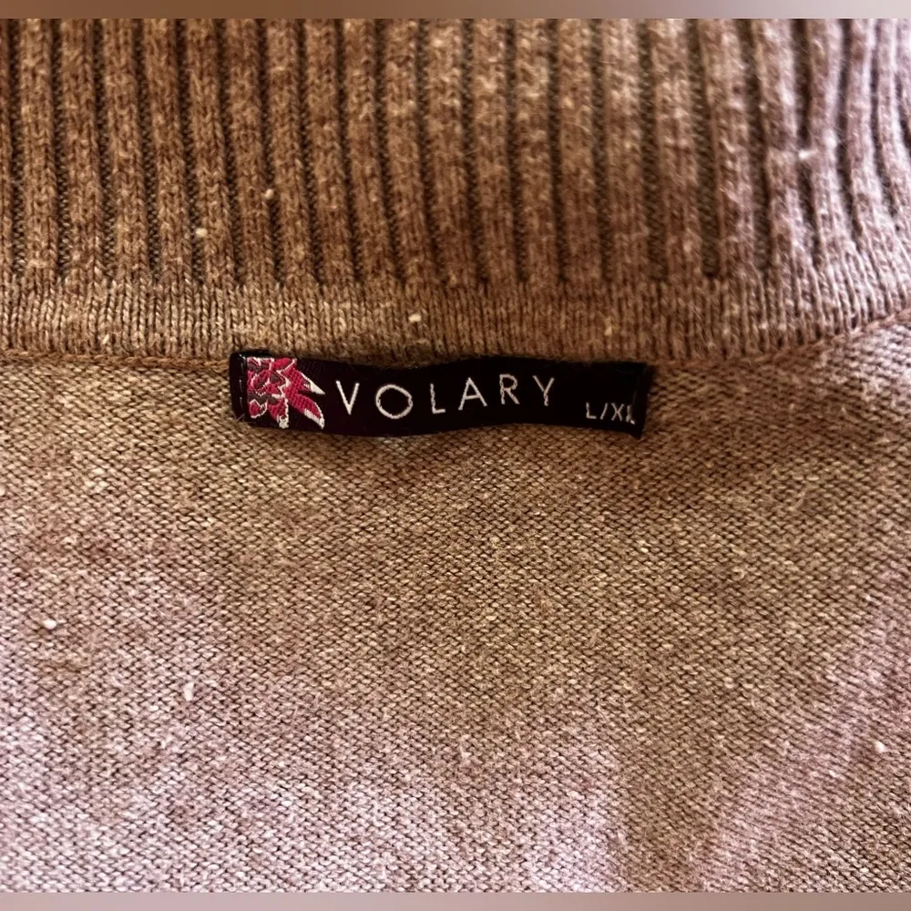 Pink Turtleneck Long Sleeve Sweater VOLARY  L/XL  organic cotton from Bolivia - Image 16