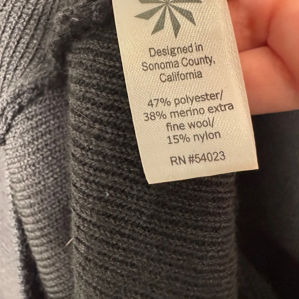 Athleta Black Nordic Long Sleeve Sweater Dress - Image 5