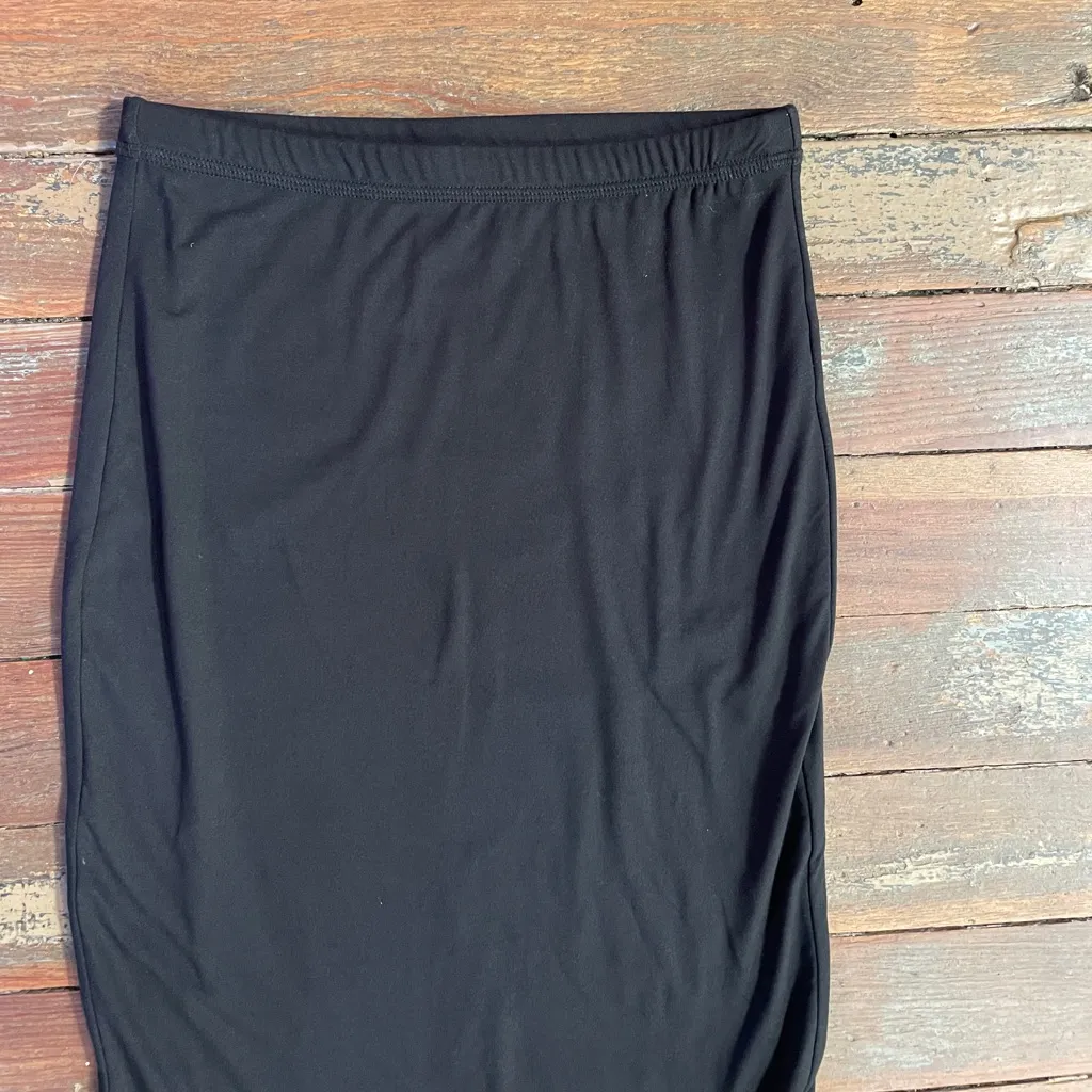 Naked Wardrobe The Hourglass Bare Black Pencil Pull On Skirt - Sz S 💚🎀 - Image 3