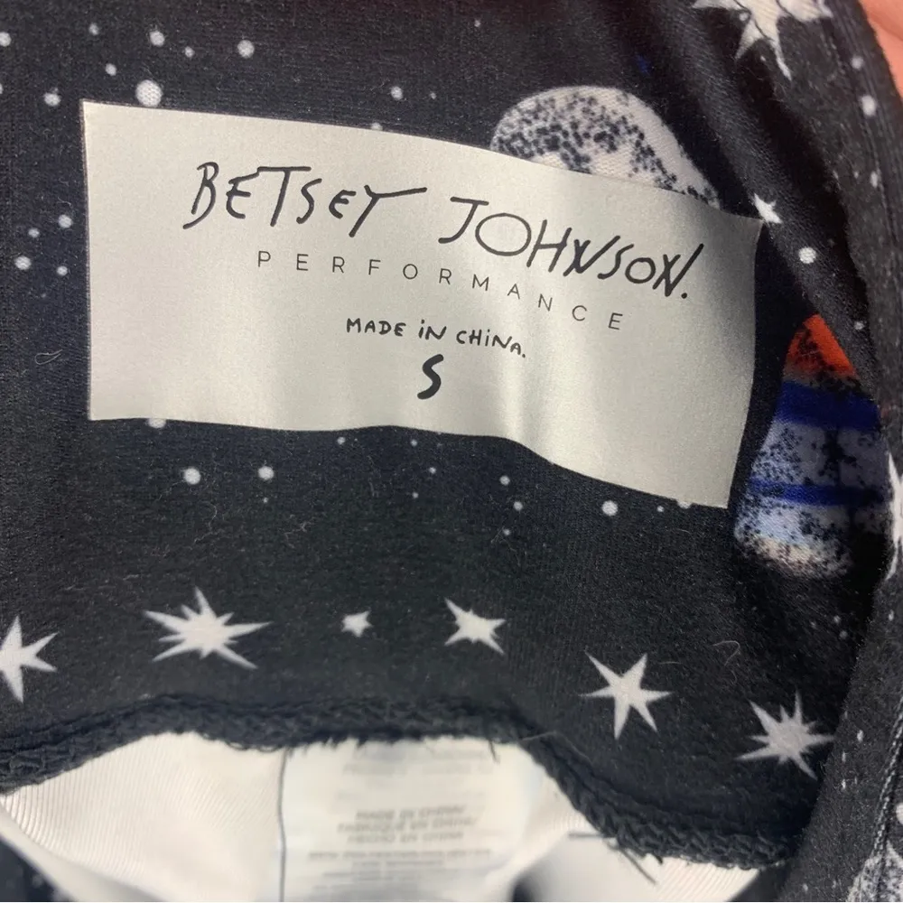 Betsey Johnson Galaxy Celestial 7/8 Length Yoga Leggings Size S - Image 7