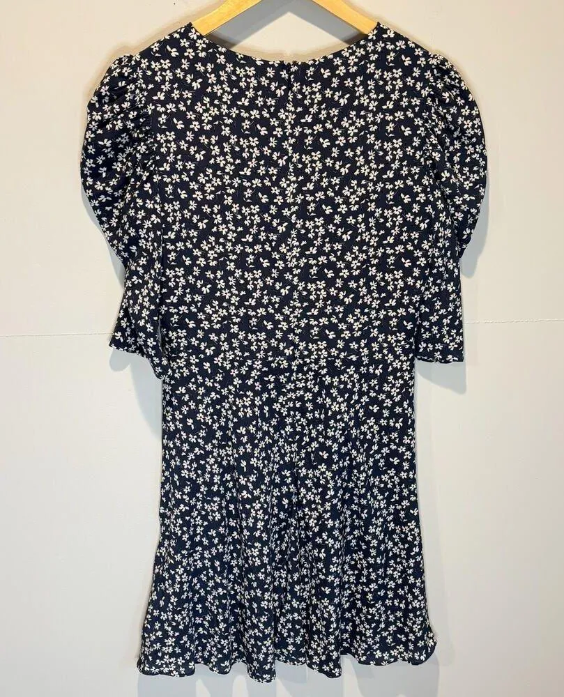 Saloni Colette Ditsy Floral Silk Mini Dress - Image 6