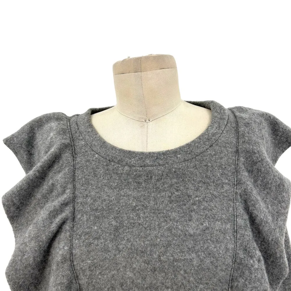 McGuire Sabina Ruffle‎ Sweater Gray Long Sleeve Size XS - Image 4