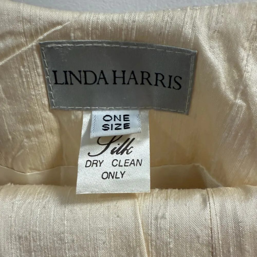 Linda Harris Women’s Vintage Silk Jacket and Skirt One Size Size undefined - Image 8